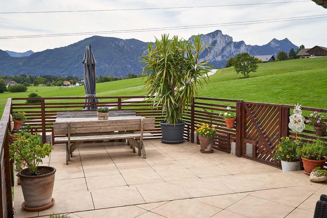 Bergblick Acht Mondsee Innerschwand Eksteriør billede